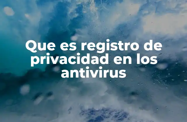 Que es Registro de Privacidad en los Antivirus 2 La importancia de la protección de datos en la seguridad informática