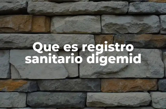 Cómo se relaciona el registro sanitario con la salud pública