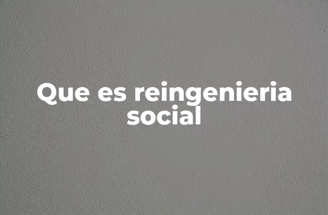 La transformación estructural de las comunidades