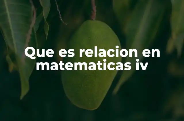 Conceptos previos para entender las relaciones matemáticas