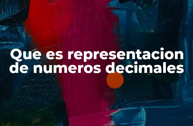 Que es Representacion de Numeros Decimales 2 Cómo se interpreta la parte decimal de un número