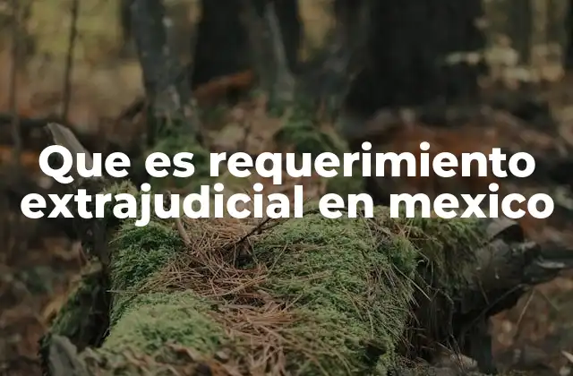 El papel del requerimiento extrajudicial en el sistema legal mexicano