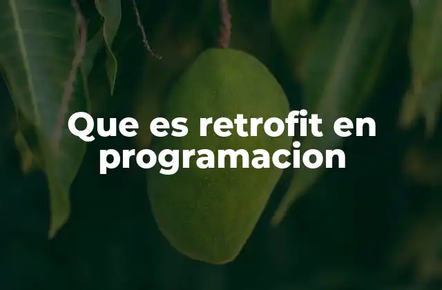 Que es Retrofit en Programacion