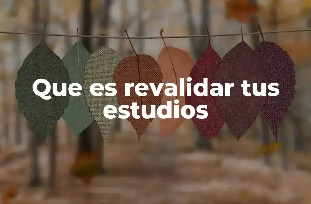 La importancia de validar tu formación académica en otro contexto