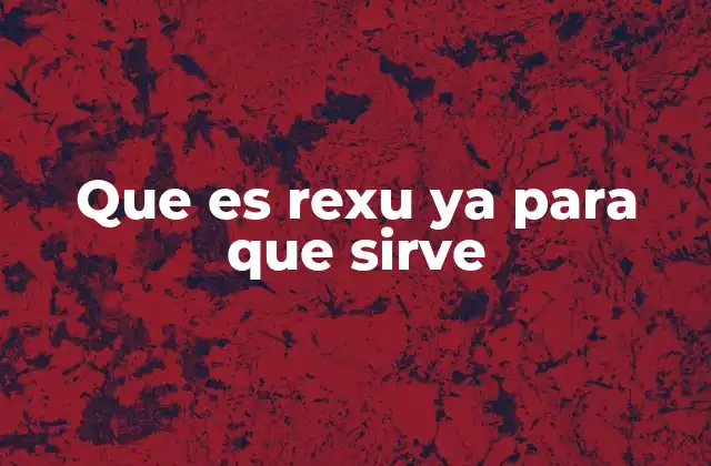 Que es Rexu Ya para que Sirve 2 El impacto de Rexu en diferentes sectores