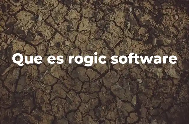 Que es Rogic Software