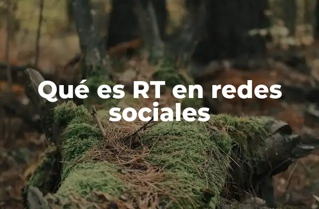 Qué es Rt en Redes Sociales