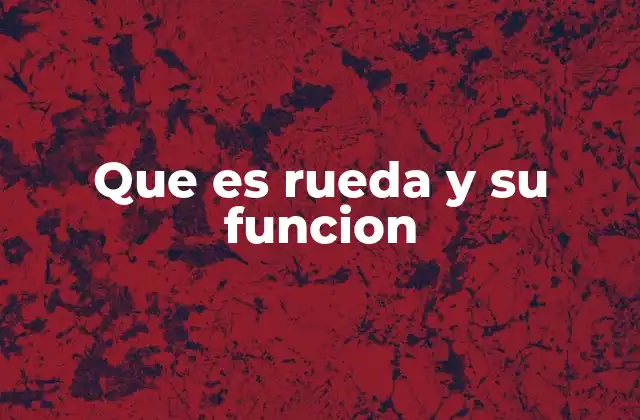Que es Rueda y Su Funcion 2 El origen y evolución de la rueda