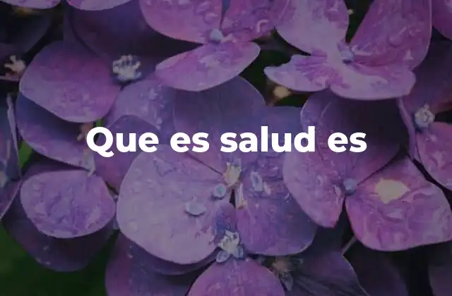 El bienestar integral y su relación con la salud