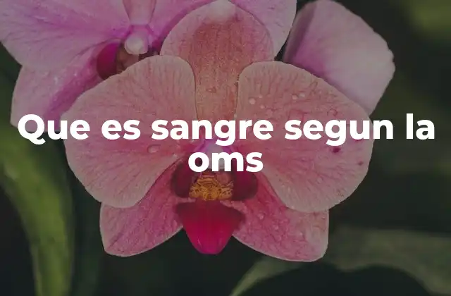 La importancia de la sangre en la salud pública