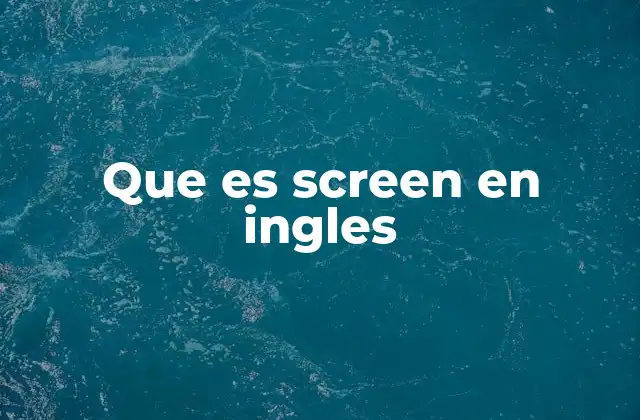 El papel de screen en la era digital