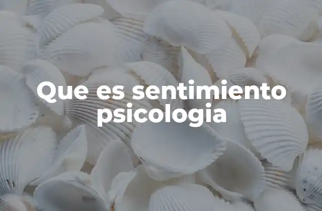 El rol de los sentimientos en la psicología humana