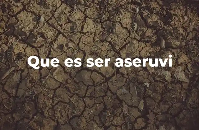 Que es Ser Aseruvi 2 La esencia detrás de la actitud aseruvi