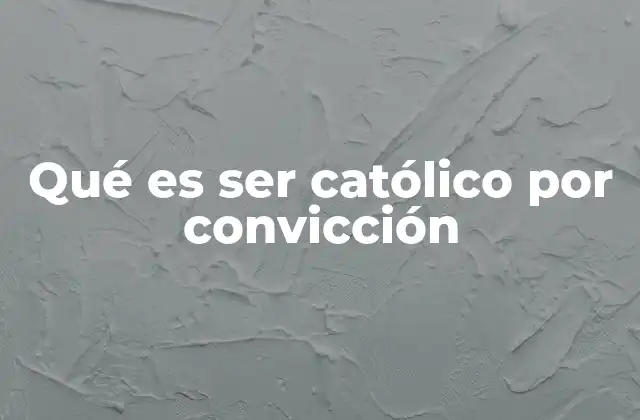 La fe personal frente a la fe tradicional