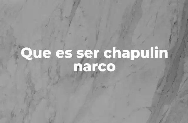 El entorno que genera el concepto de chapulín narco