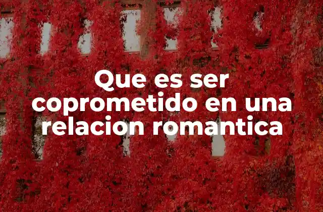 Que es Ser Coprometido en una Relacion Romantica 2 La base de una relación saludable
