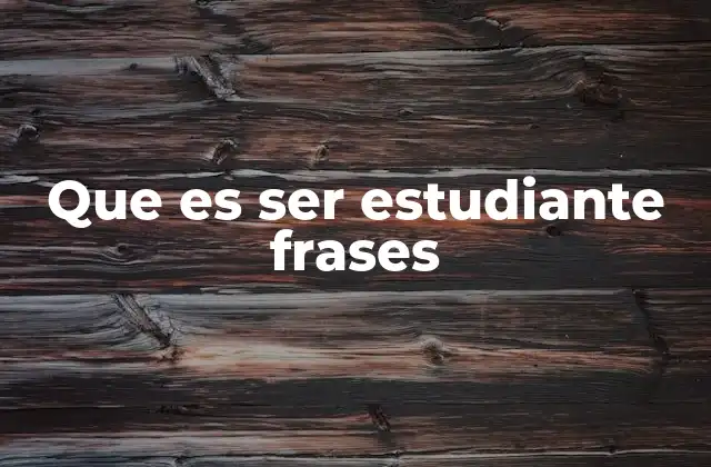 La identidad del estudiante en la sociedad