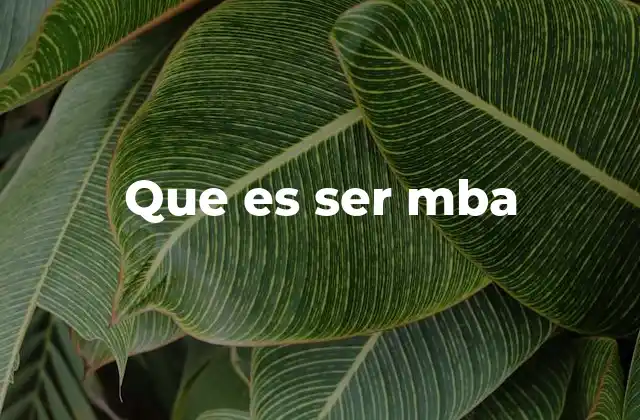 La formación del MBA y su impacto en la carrera profesional