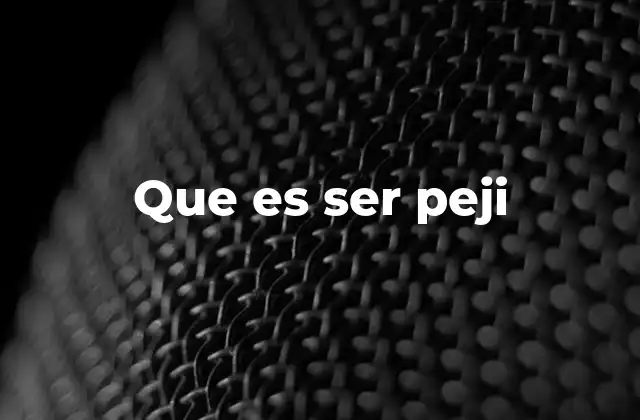 Actitudes y comportamientos que definen a un peji