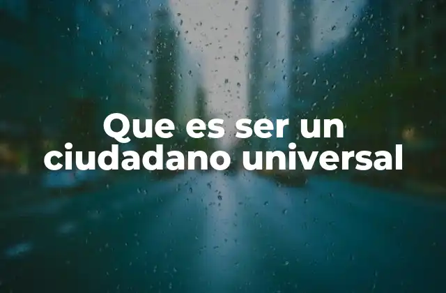 La evolución de la identidad ciudadana en un mundo interconectado