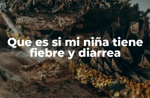 Que es Si Mi Niña Tiene Fiebre y Diarrea 2 Cómo reconocer el malestar en una niña con fiebre y diarrea