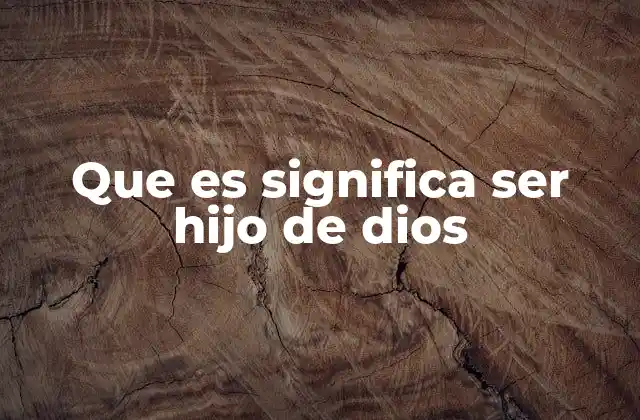 La identidad espiritual del ser humano frente a Dios