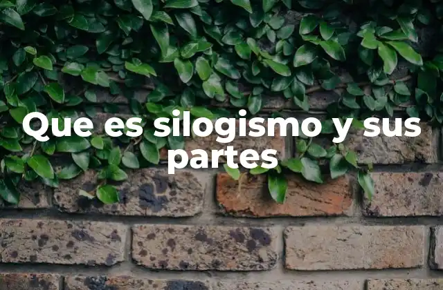Que es Silogismo y Sus Partes 2 Cómo funciona el razonamiento deductivo en los silogismos