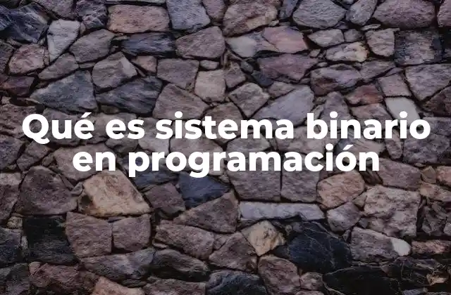 Cómo el sistema binario fundamenta la programación moderna