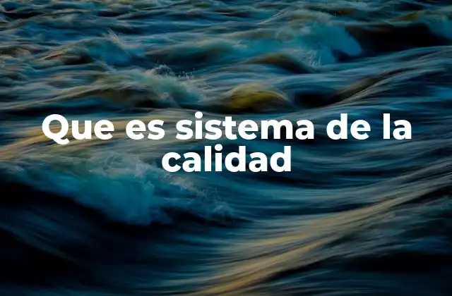 Que es Sistema de la Calidad 2 La importancia de tener un enfoque en la calidad