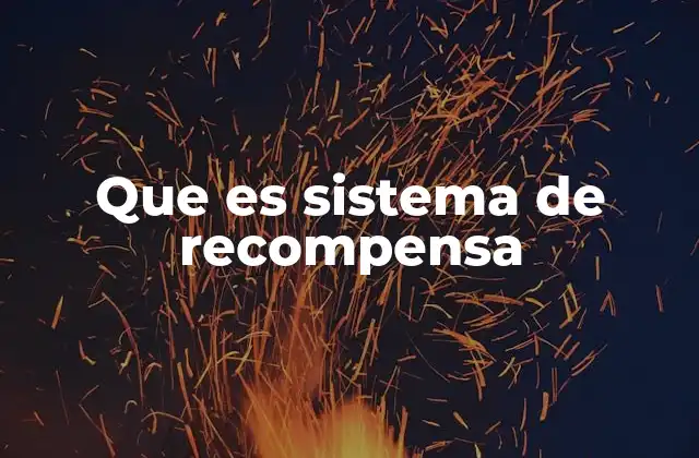 Que es Sistema de Recompensa 2 El sistema de recompensa y su influencia en el comportamiento humano