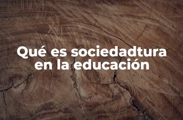 La educación como motor de cambio social