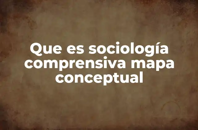 La sociología comprensiva como una alternativa a la objetividad científica