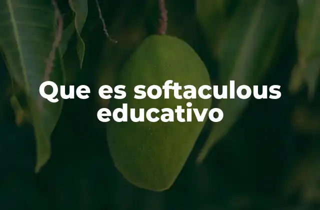 Que es Softaculous Educativo