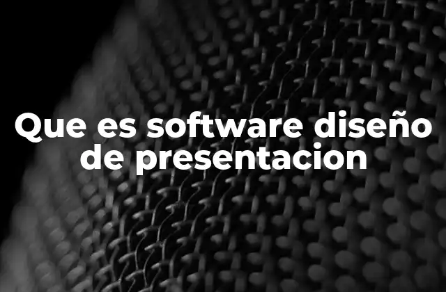 Las funciones principales de los programas de diseño de presentaciones