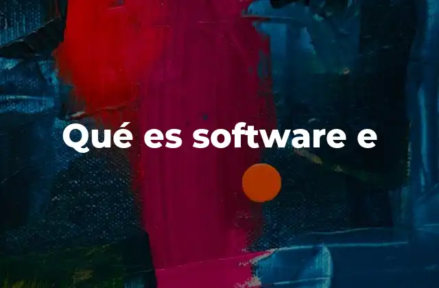 Qué es Software e