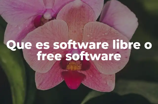 Las libertades fundamentales del software libre
