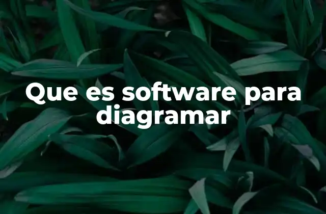 Que es Software para Diagramar