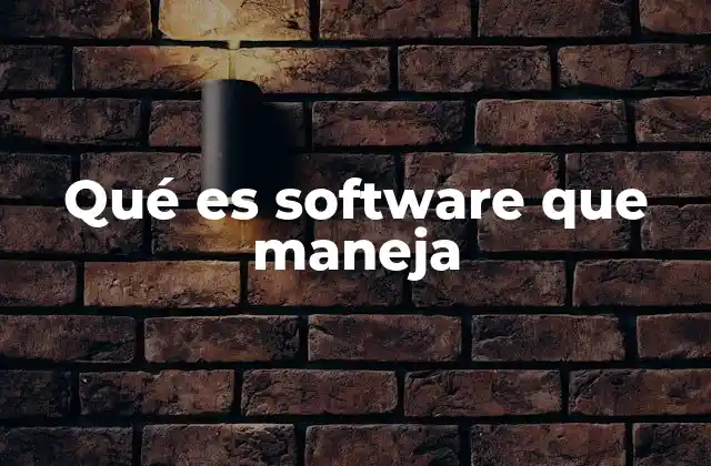 El papel del software en la gestión de procesos