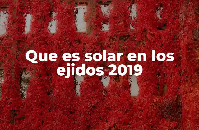 Que es Solar en los Ejidos 2019 2 El auge de la energía solar en zonas rurales