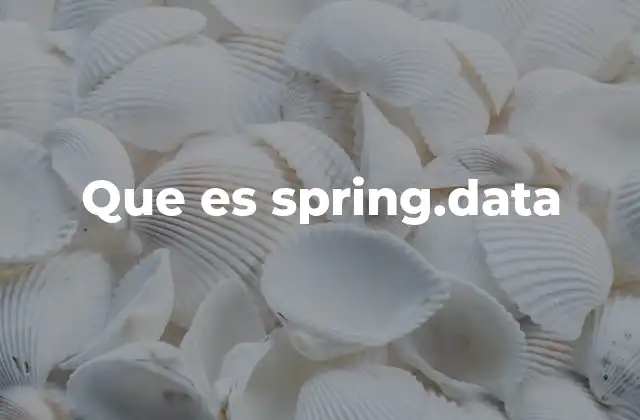 Cómo Spring Data mejora la productividad en el desarrollo de aplicaciones