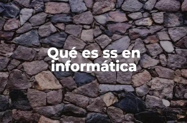 Qué es Ss en Informática 2 El impacto de los dispositivos de estado sólido en la tecnología moderna