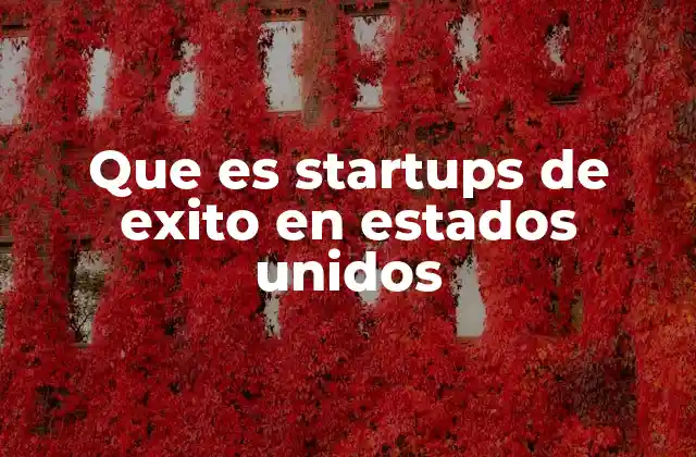 El entorno emprendedor en Estados Unidos