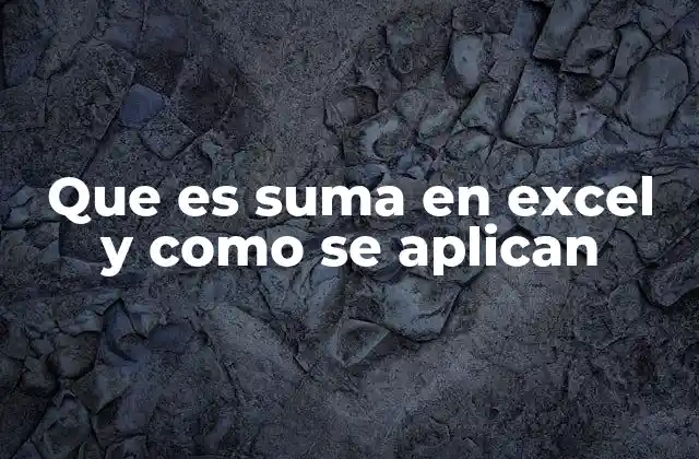 Que es Suma en Excel y como Se Aplican 2 La importancia de la suma en la automatización de cálculos