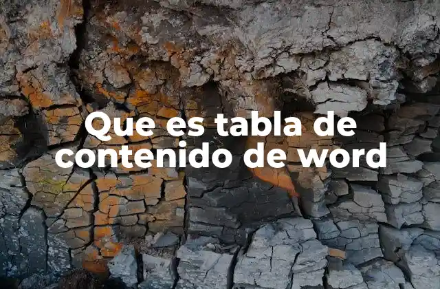 La importancia de organizar un documento con un índice automático