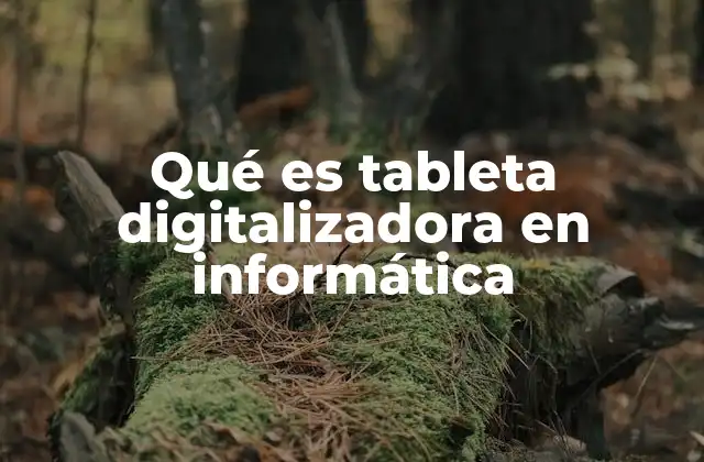 Cómo funciona una tableta digitalizadora