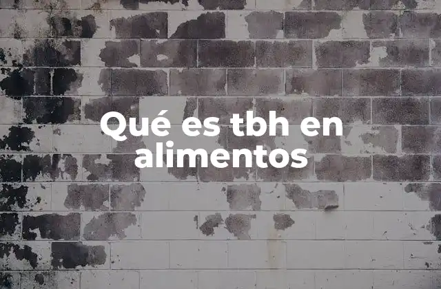 TbH y su impacto en la percepción de los alimentos