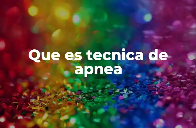 La ciencia detrás de la apnea