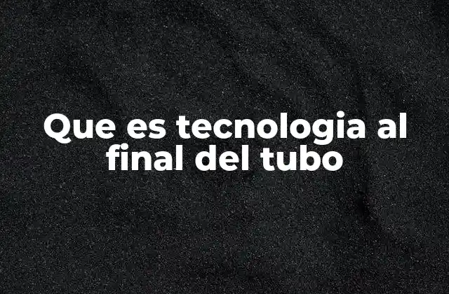La importancia del punto final en sistemas tecnológicos