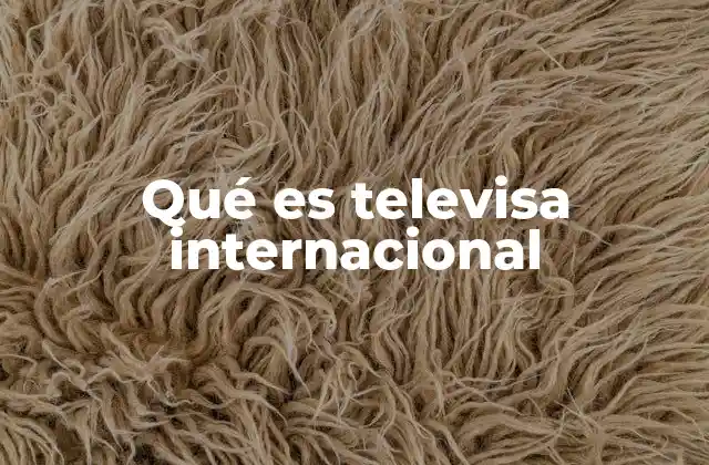 Qué es Televisa Internacional