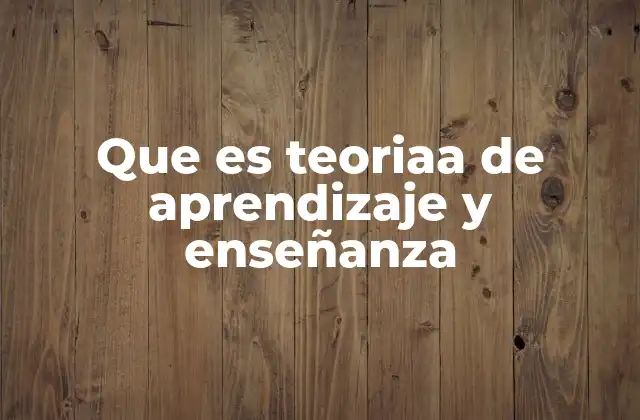 El papel de la teoría en la educación contemporánea